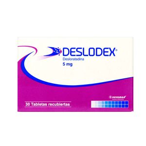 Deslodex Desloratadina 5 Mg 30 Tbs