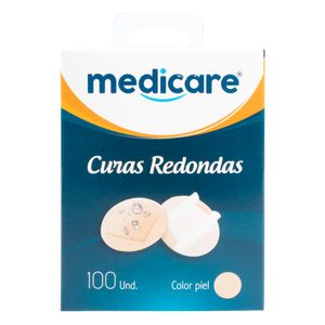 Curas Redondas Color Piel X 100Ud Mc