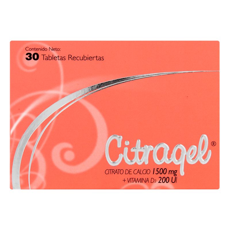 Citragel--Calcio-D3--1500Mg-200Ui-X-30Tab-Pc