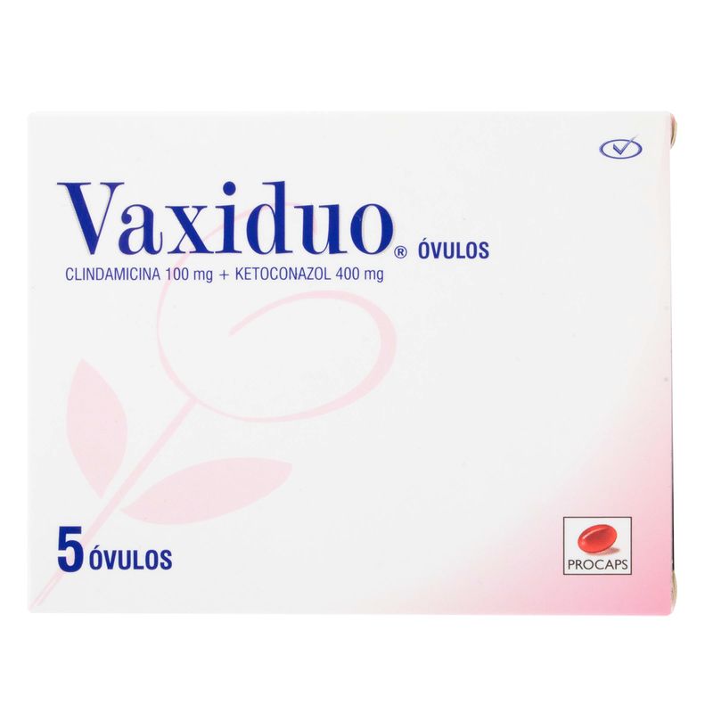 Vaxiduo--Ketoco-Clinda--100Mg-400Mg-X-5Ovulos.Pc