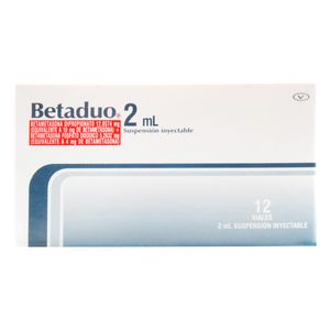 Betaduo (Betametasona) Susp Iny X 12Ud/2Ml Pc