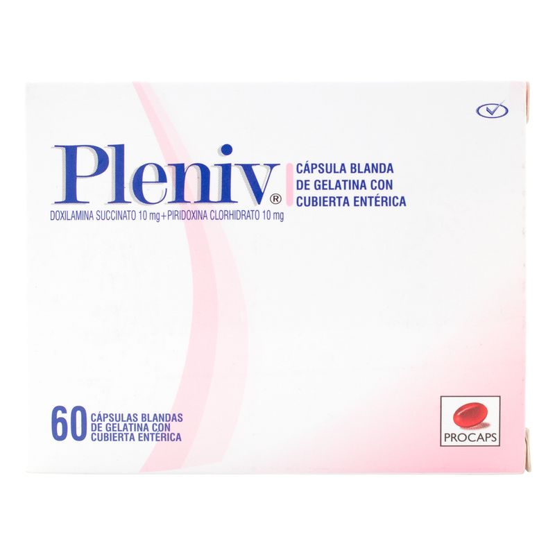 Pleniv--Piridoxina-Doxilamina--X-60Cap-Pc