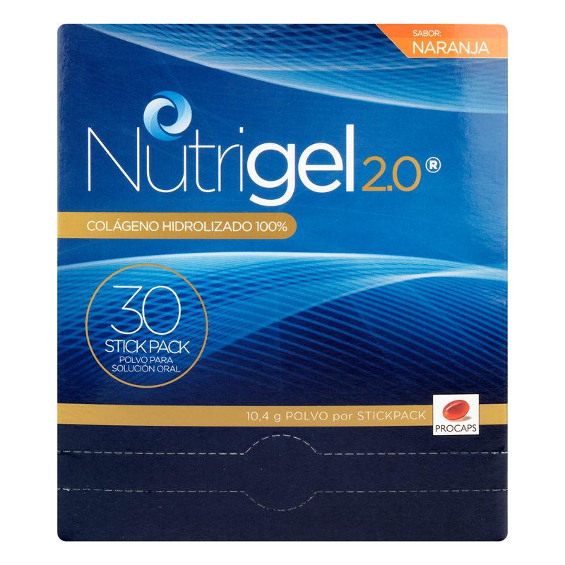 Nutrigel-2.0--Cola.Hidr--Naranja-X-30Stick.10.4Gr.Pc
