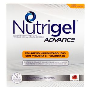 Nutrigel Advance (Cola.Hidr) Mandarina X 30Stick Pc