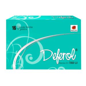 Deferol (Vita D3) 7000 Ui 16 Capsulas