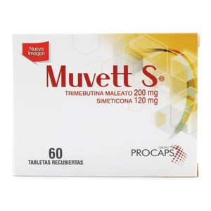Muvett S (Trimeb-Sime) 200/120 Mg X 60Tab