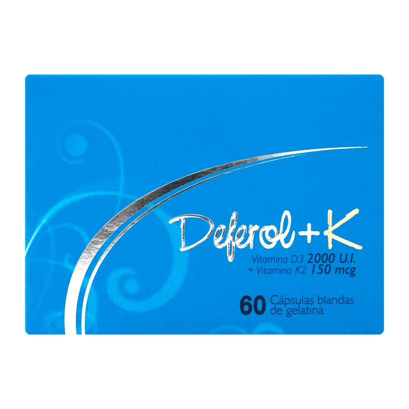 Deferol---K-Vitamina-D3-2000-Ui---Vitamina-K2-150-Mcg-X-60-Capsulas
