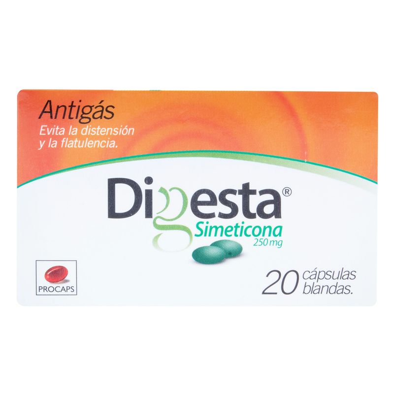 Digesta--Simeticona--250Mg-X-20Cap-Pc