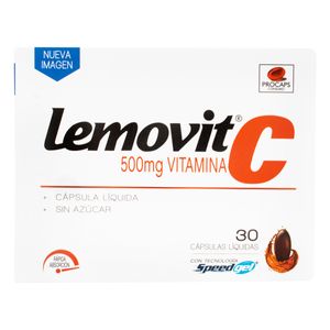 Lemovit C (Vita C) 500Mg X 30Cap.Liquidas.Pc
