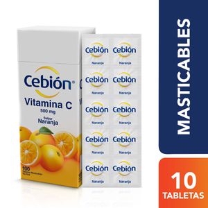 Cebion Masticable Naranja X 100Tab.Merck