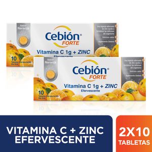2 Cebion Forte 10 Tbs Eferves.P.Esp