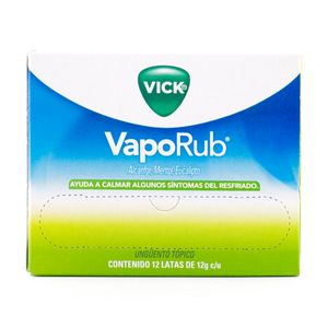 Vick Vaporub 12Gr X 12Latas P & G