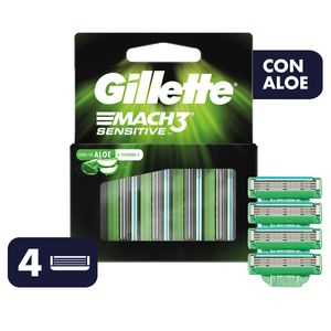 Repuesto Maq.Mach 3 Sensitive 4 Uds Pyg