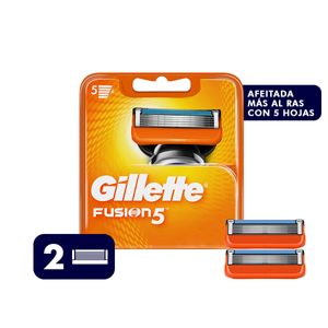 Rep.Maq.Afeitar Gillette Fusion 5 2 Uds