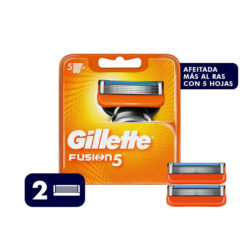 Rep.Maq.Afeitar-Gillette-Fusion-5-2-Uds