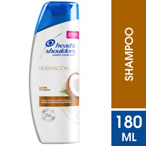 Shampoo Head Y Shoulders Hidratacion Aceite De Coco X 180 Ml