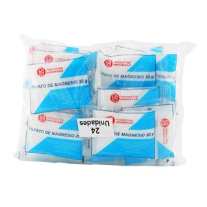 Sulfato De Magnesio 20 Gr 24 Sbs Drogam