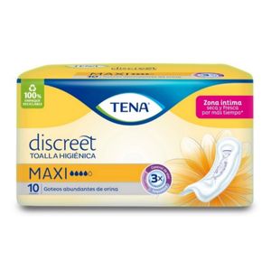 Tena Toallas Mujer Maxi X 10Uds.Pf