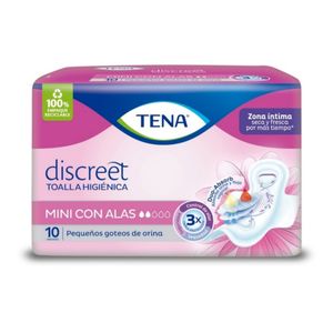 Tena Toallas Mini Alas X 10Uds.Pf
