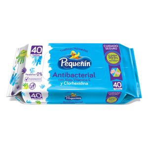 Toa.Humeda.Antibacterial Pequenin 40 Uds