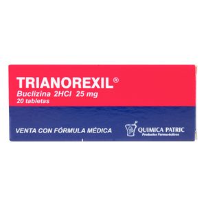 Trianorexil 2Hcl (Buclizina) 25Mg X 20Tab.Patr.