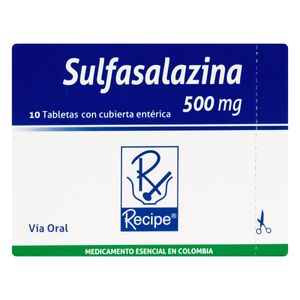 Sulfasalazina 500Mg X 10Tab.Rc