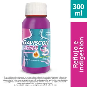 Gaviscon 2 Accion Susp.Oral (Alg-Bicar-Calc) X 300Ml.Rb