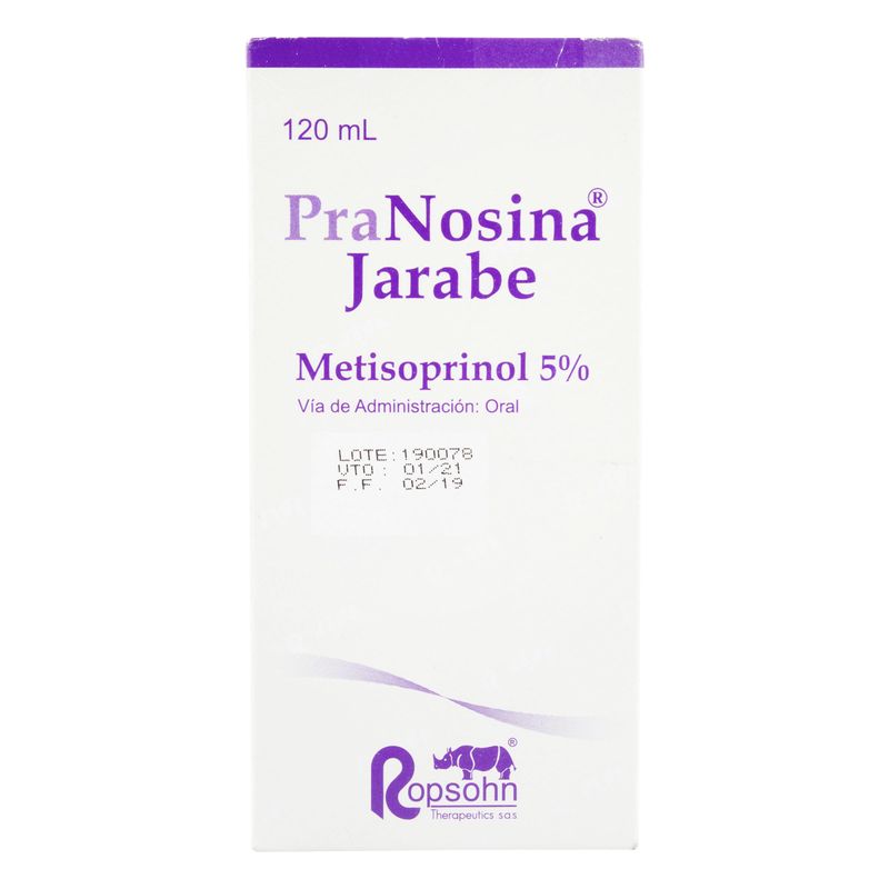 Pranosina--Metisoprinol--5--Jarabe-X-120Ml.Rt