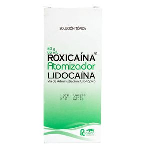 Roxicaina Atomizador (Lidocaina) Spray X 83Ml.Rt