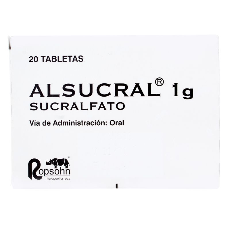 Alsucral--Sucralfato--1Gr-X-20Tab.Tr