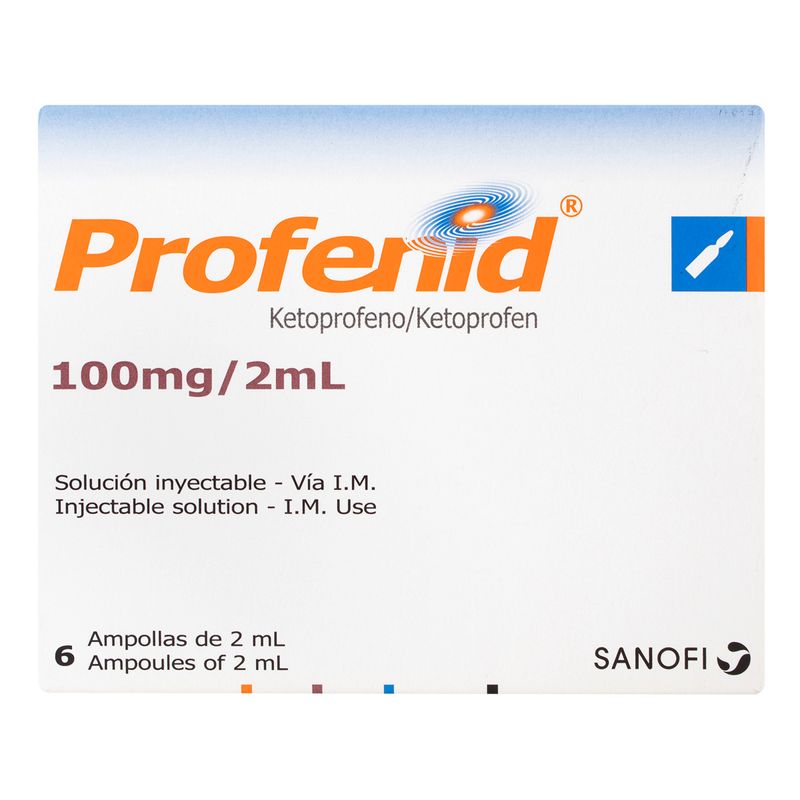 Profenid--Ketoprofeno--100Mg-2Ml-X-6Amp.Sn