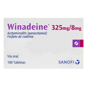 Winadeine 325/8Mg X 100Tab.Sn