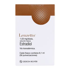 Lenzetto (Estradiol) 153Mg Dosis 1 Vial 8.1Ml