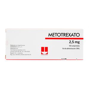 Metotrexato 2.5Mg X 100Comp.Tf