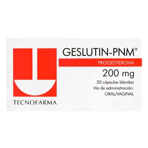 Geslutin (Progesterona) 200Mg X 20Cap.Blan.Tf