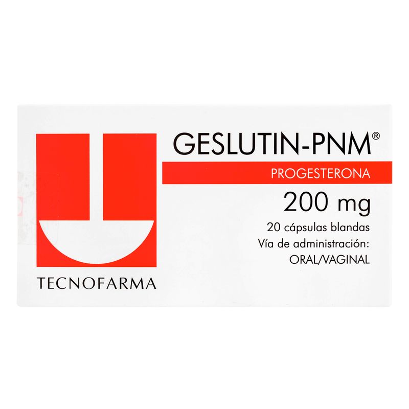 Geslutin--Progesterona--200Mg-X-20Cap.Blan.Tf