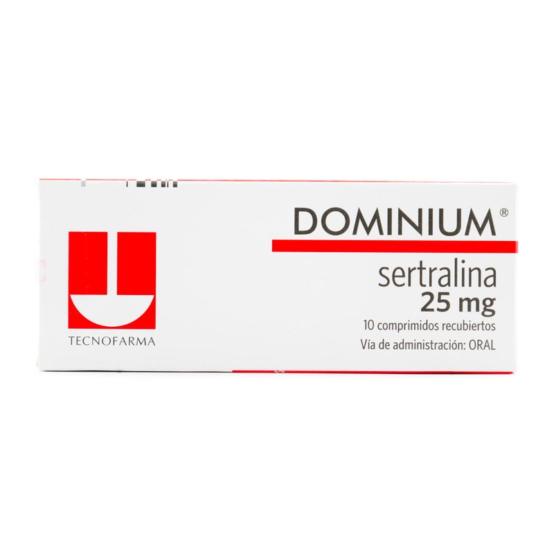 Dominium--Sertralina--25Mg-X-10Comp.Recb.Tf