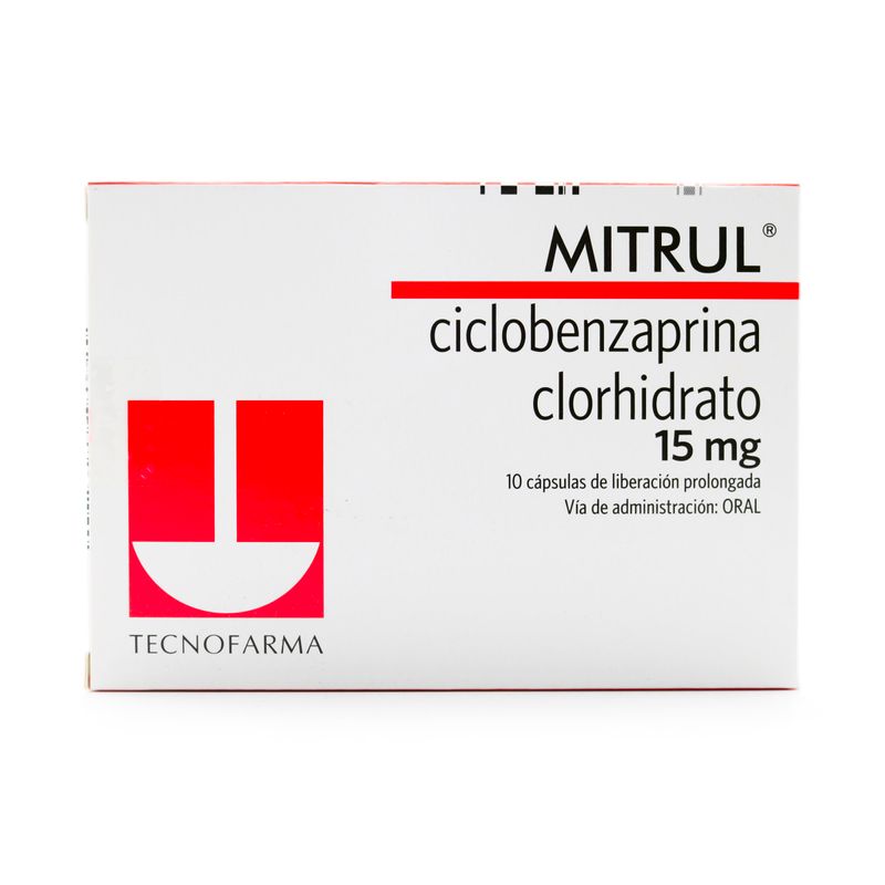 Mitrul--Ciclobenzaprina--15Mg-X-10Cap.Tf