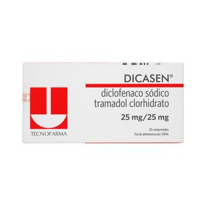 Dicasen (Diclof-Tramadol) 25 Mg 20 Comp