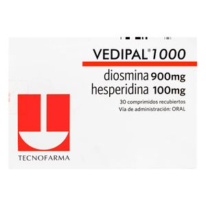 Vedipal (Diosm-Hesper) 1000Mg X 30Cap