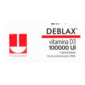 Deblax (V.D3-Colecalciferol) 100000 U.I 1 Cap