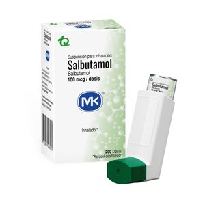 Salbutamol 100Mcg Inhalador X 200Dosis Mk