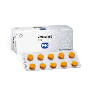 Verapamilo 80Mg X 50Tab.Mk