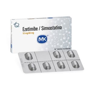 Ezetimibe-Simvastatina 10/40Mg X 14Tab Mk