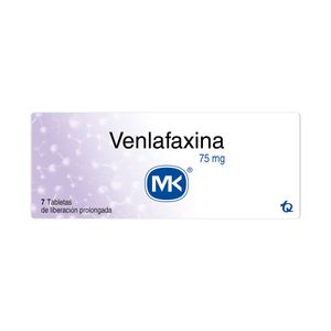 Venlafaxina 75Mg X 7Tab Mk