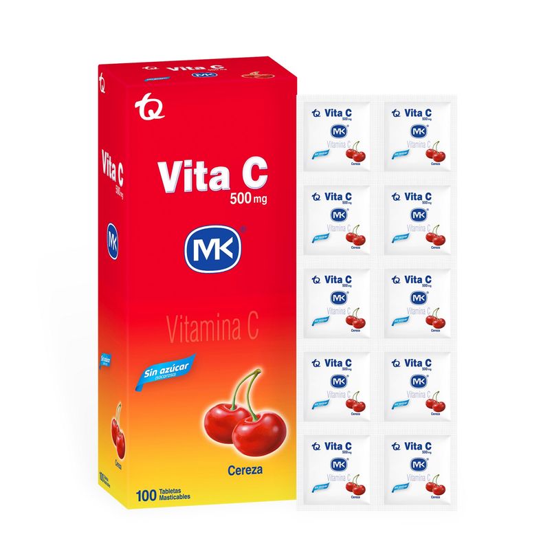 Vita-C-500Mg-Cereza-X-100Tab-Tq