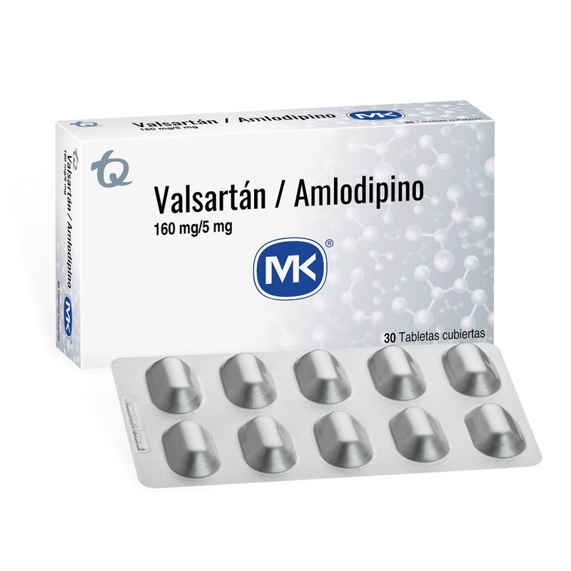 Valsartan-Amlodipino-160Mg-5Mg-X-30Tab.Mk