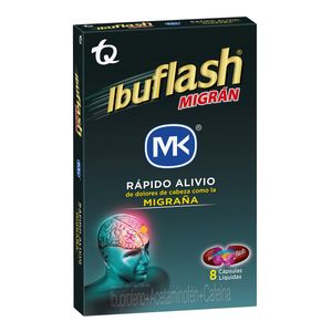 Ibuflash Migran (Ibupr-Acetam-Cafe) X 8 Caps Mk