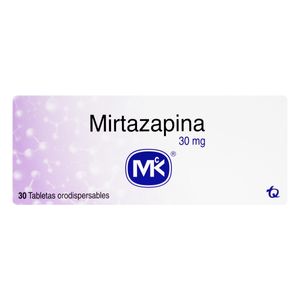 Mirtazapina 30Mg X 30Tab.Mk