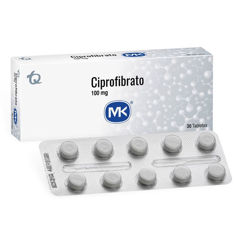 Ciprofibrato-100-Mg-X-30-Tab-